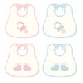 Baby bibs Royalty Free Stock Photo