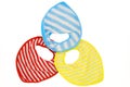 Baby bibs isolated Royalty Free Stock Photo