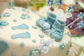 Baby boy birthday cake Royalty Free Stock Photo