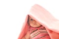 Baby blanket isolated Royalty Free Stock Photo