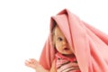 Baby blanket isolated Royalty Free Stock Photo