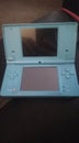 Baby blue nintendo dsi Royalty Free Stock Photo