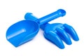 Baby blue rake shovel sandbox toys