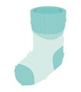 baby blue sock