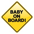 Baby on Board warning sign