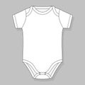 Baby bodysuit template