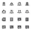 Baby books vector icons set Royalty Free Stock Photo