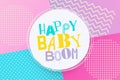 Baby boom happy birthday memphis style