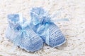 Baby booties Royalty Free Stock Photo