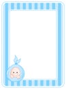 Baby border / frame Royalty Free Stock Photo