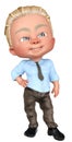 Baby boss come on give a hug Royalty Free Stock Photo