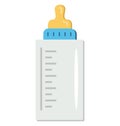 Baby Bottle Line Vector Isolated Icon customized and editable