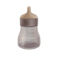 Baby bottle for milk Royalty Free Stock Photo