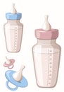 Baby bottle and soother