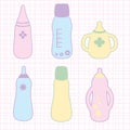 Baby bottles set