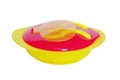 Baby bowl with lid and weaning spoon