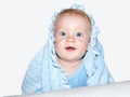 Baby boy blue eyes Royalty Free Stock Photo