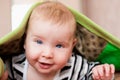 Baby boy, blue eyes, smile Royalty Free Stock Photo