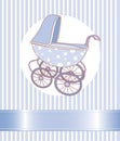 Baby Boy Carriage Royalty Free Stock Photo