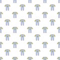 Baby boy clothes pattern seamless Royalty Free Stock Photo