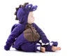 Baby boy in costume Royalty Free Stock Photo