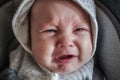 Baby boy crying Royalty Free Stock Photo