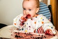 cute boy eating Royalty Free Stock Photo