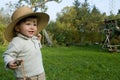 Baby boy in hat