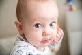 Baby boy closeup Royalty Free Stock Photo