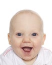 Baby boy laughing Royalty Free Stock Photo