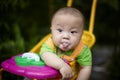 Baby boy looking away Royalty Free Stock Photo