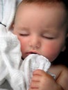 Baby Boy Lullaby Portrait Royalty Free Stock Photo