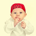 Baby Boy Portrait Royalty Free Stock Photo