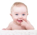 Baby boy posing Royalty Free Stock Photo