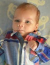Baby boy posing Royalty Free Stock Photo