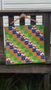 Baby boy quilt Royalty Free Stock Photo