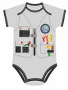 baby boy romper print design art