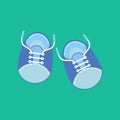 Baby boy shoes Royalty Free Stock Photo