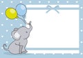 Baby boy shower card