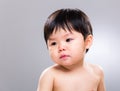 Baby boy stop crying Royalty Free Stock Photo