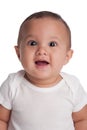 Baby Boy with a Surprised Expression Royalty Free Stock Photo