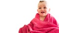 Baby boy in the towel Royalty Free Stock Photo