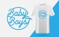 Baby boys t shirt design template