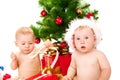 Baby brothers Royalty Free Stock Photo