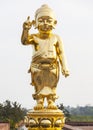 The Baby Buddha gold statue