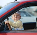 Baby&car Royalty Free Stock Photo