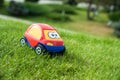 Baby car in the grass Royalty Free Stock Photo