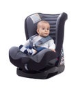 Baby in a car seat Royalty Free Stock Photo