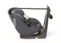 Baby car seat isolated, safety for the little one during movement