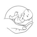 Baby care logo